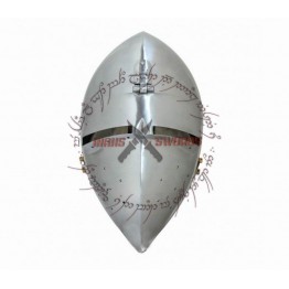 Medieval Bascinet Klappvisor Helmet